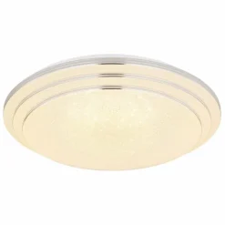 Luminaires Globo Lighting Éclairage Led|Plafonnier Globo ALEY LED Blanc, 1 lumière, Télécommandes
