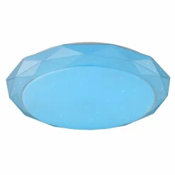 Luminaires Globo Lighting Éclairage Led|Plafonnier Globo Andi LED Blanc, 2 lumières, Télécommandes, Changeur de couleurs