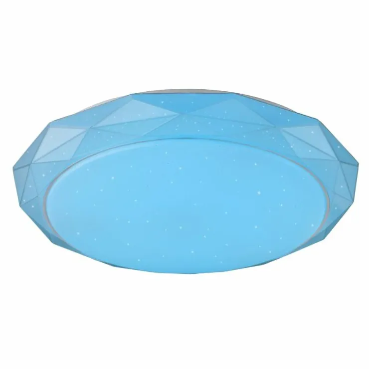 Luminaires Globo Lighting Éclairage Led|Plafonnier Globo Andi LED Blanc, 2 lumières, Télécommandes, Changeur de couleurs