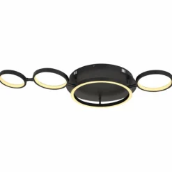 Luminaires Globo Lighting Éclairage Led|Plafonnier Globo ANTONIUS LED Noir, 1 lumière