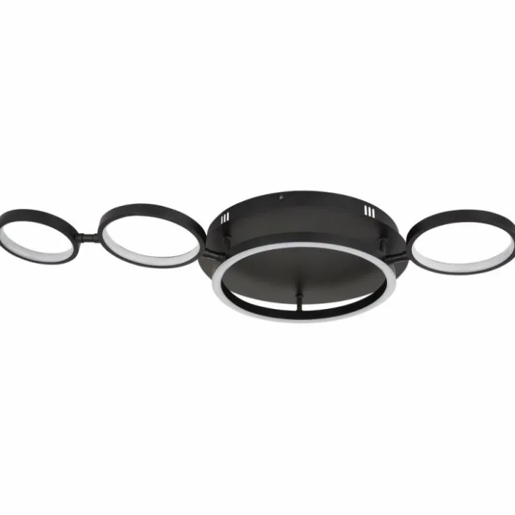 Luminaires Globo Lighting Éclairage Led|Plafonnier Globo ANTONIUS LED Noir, 1 lumière