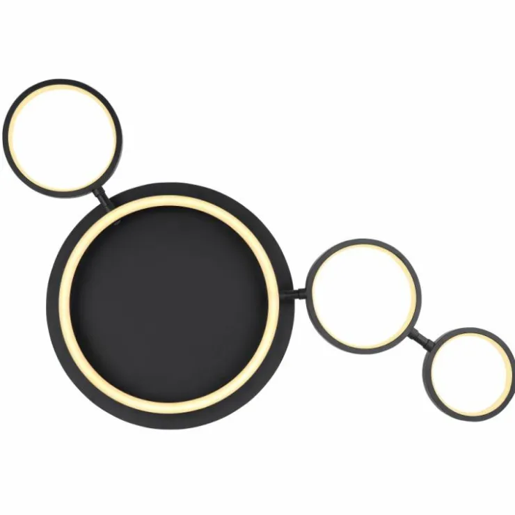 Luminaires Globo Lighting Éclairage Led|Plafonnier Globo ANTONIUS LED Noir, 1 lumière