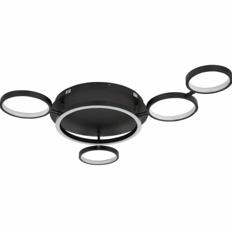 Luminaires Globo Lighting Éclairage Led|Plafonnier Globo ANTONIUS LED Noir, 1 lumière