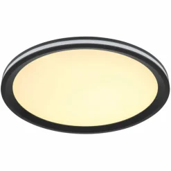 Luminaires Globo Lighting Éclairage Led|Plafonnier Globo BELISSA LED Noir, 1 lumière