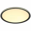 Luminaires Globo Lighting Éclairage Led|Plafonnier Globo BELISSA LED Noir, 1 lumière