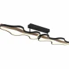 Luminaires Globo Lighting Éclairage Led|Plafonnier Globo BEZZY LED Noir, 1 lumière, Télécommandes