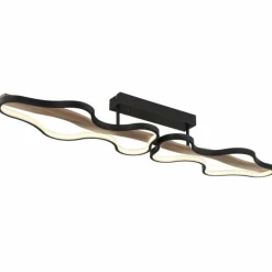 Luminaires Globo Lighting Éclairage Led|Plafonnier Globo BEZZY LED Noir, 1 lumière, Télécommandes