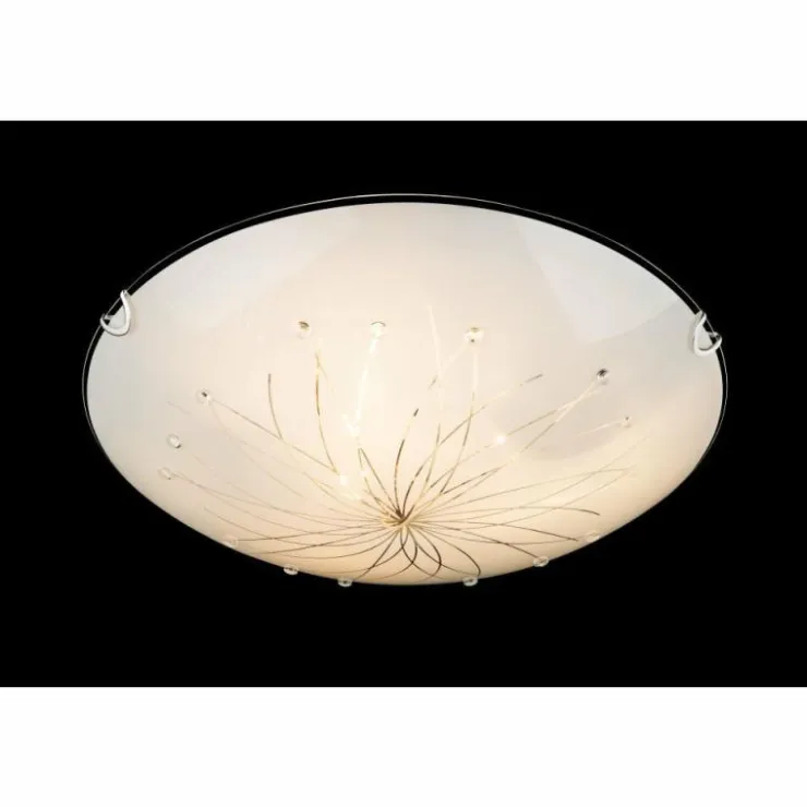 Luminaires Globo Lighting Plafonniers|Plafonnier Globo Blanc, 3 lumières