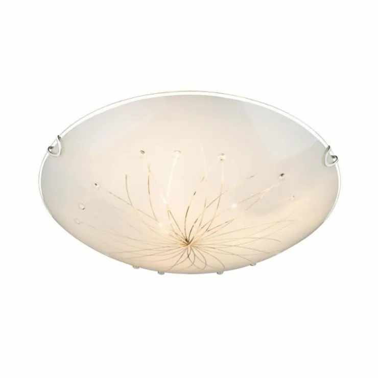 Luminaires Globo Lighting Plafonniers|Plafonnier Globo Blanc, 3 lumières