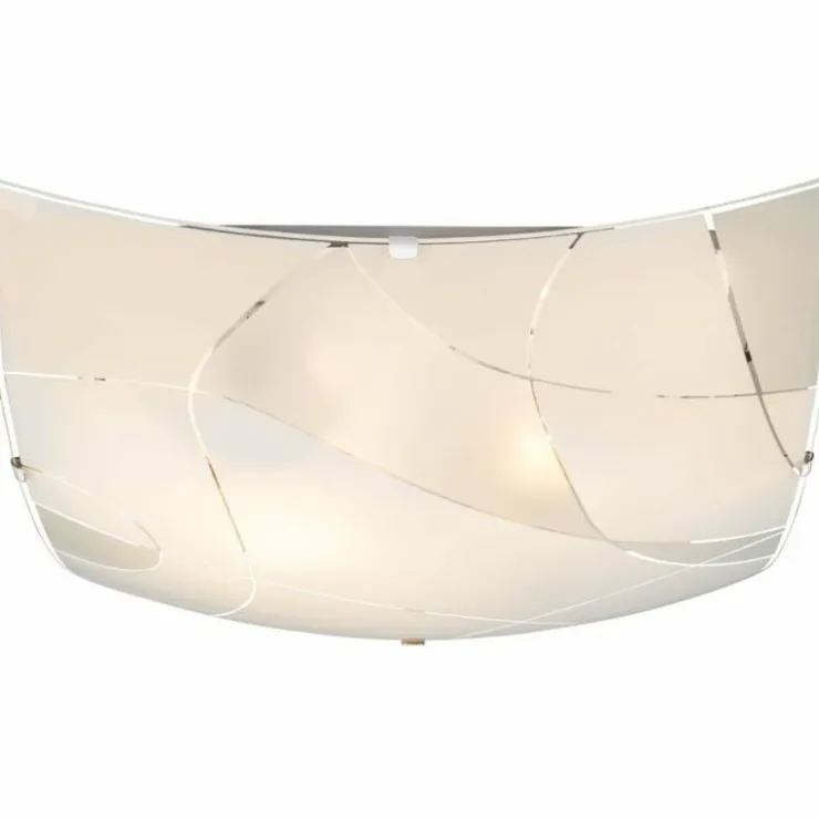 Luminaires Globo Lighting Plafonniers|Plafonnier Globo Blanc, 2 lumières