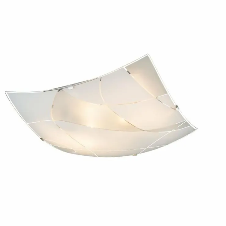 Luminaires Globo Lighting Plafonniers|Plafonnier Globo Blanc, 2 lumières