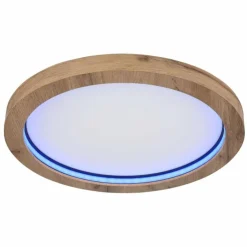 Luminaires Globo Lighting Éclairage Led|Plafonnier Globo BRANZA LED Noir, 1 lumière, Télécommandes
