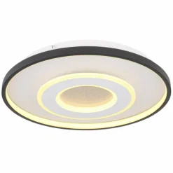 Plafonnier Globo BRIENNA LED Blanc, 1 lumière, Télécommandes