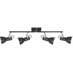 Luminaires Globo Lighting Spots Et Projecteurs|Plafonnier Globo Brun, 4 lumières