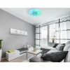 Luminaires Globo Lighting Éclairage Led|Plafonnier Globo BURRO LED Blanc, 1 lumière, Télécommandes, Changeur de couleurs