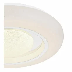Luminaires Globo Lighting Éclairage Led|Plafonnier Globo BURRO LED Blanc, 1 lumière, Télécommandes, Changeur de couleurs
