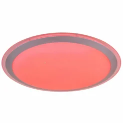 Plafonnier Globo CARRY LED Blanc, 1 lumière, Télécommandes, Changeur de couleurs