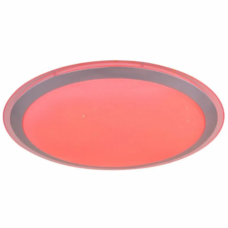 Plafonnier Globo CARRY LED Blanc, 1 lumière, Télécommandes, Changeur de couleurs