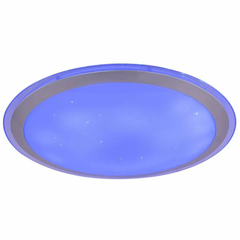 Plafonnier Globo CARRY LED Blanc, 1 lumière, Télécommandes, Changeur de couleurs