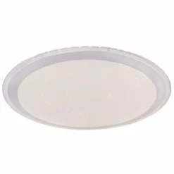 Plafonnier Globo CARRY LED Blanc, 1 lumière, Télécommandes, Changeur de couleurs