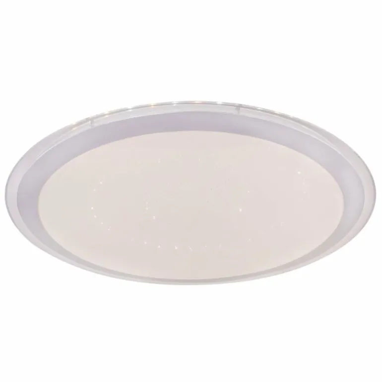 Plafonnier Globo CARRY LED Blanc, 1 lumière, Télécommandes, Changeur de couleurs