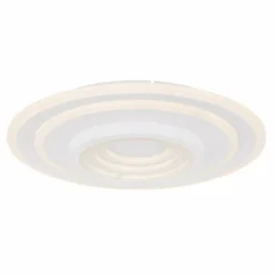 Luminaires Globo Lighting Éclairage Led|Plafonnier Globo COLADRA LED Blanc, 1 lumière, Télécommandes