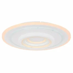 Luminaires Globo Lighting Éclairage Led|Plafonnier Globo COLADRA LED Blanc, 1 lumière, Télécommandes