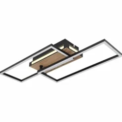 Luminaires Globo Lighting Éclairage Led|Plafonnier Globo COLLI LED Noir, 1 lumière