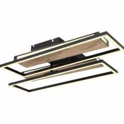 Luminaires Globo Lighting Éclairage Led|Plafonnier Globo COLLI LED Noir, 1 lumière