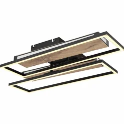 Luminaires Globo Lighting Éclairage Led|Plafonnier Globo COLLI LED Noir, 1 lumière