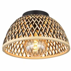 Luminaires Globo Lighting Plafonniers|Plafonnier Globo COLLY Noir, 1 lumière