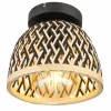 Luminaires Globo Lighting Plafonniers|Plafonnier Globo COLLY Noir, 1 lumière