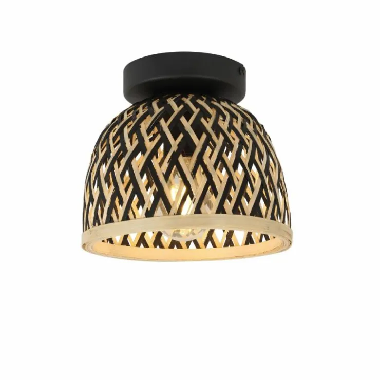 Luminaires Globo Lighting Plafonniers|Plafonnier Globo COLLY Noir, 1 lumière