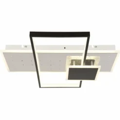 Luminaires Globo Lighting Éclairage Led|Plafonnier Globo DABBY LED Noir, Blanc, 1 lumière, Télécommandes