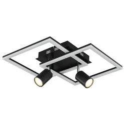 Luminaires Globo Lighting Éclairage Led|Plafonnier Globo DANNY LED Noir, Blanc, 3 lumières
