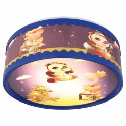 Luminaires Globo Lighting Plafonniers|Plafonnier Globo DEULOR Multicolore, 2 lumières