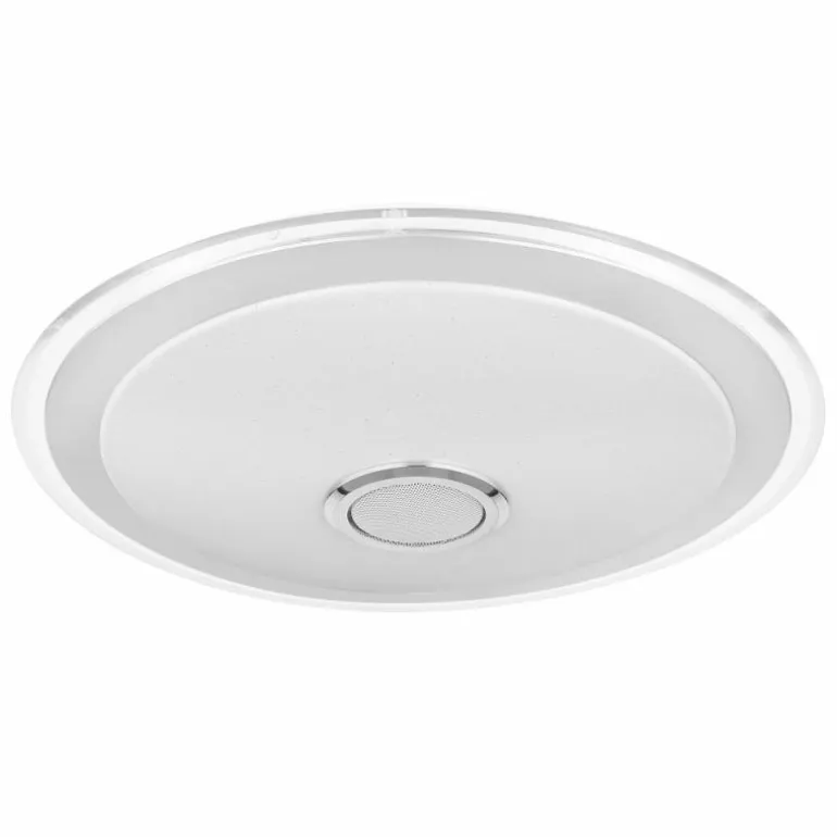 Plafonnier Globo DUNNY LED Blanc, 1 lumière, Télécommandes, Changeur de couleurs