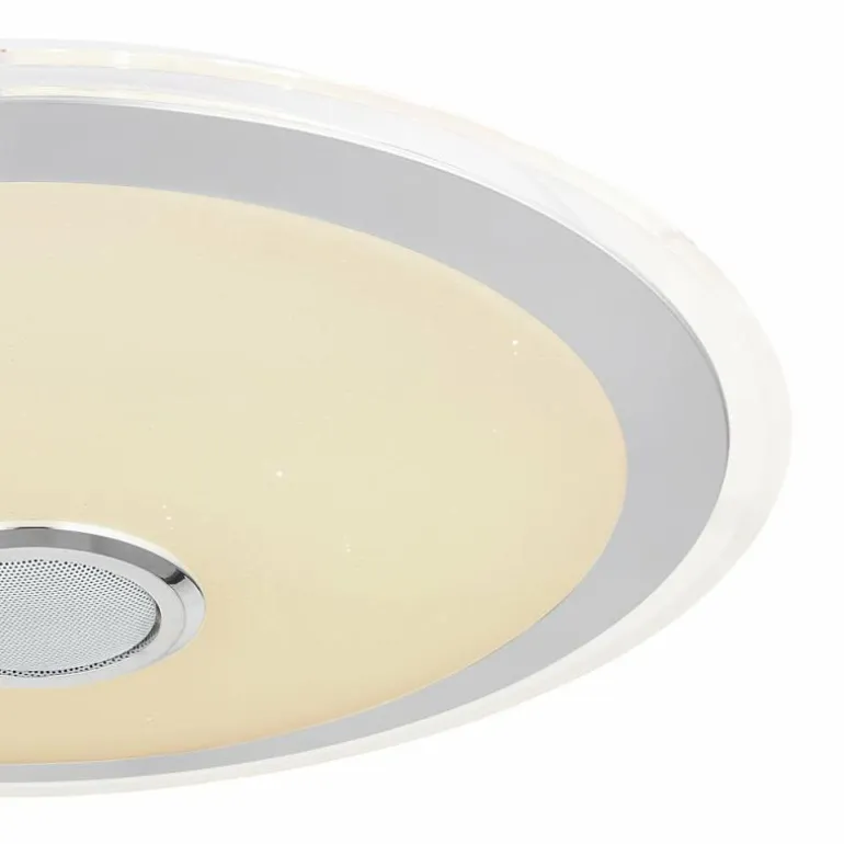 Plafonnier Globo DUNNY LED Blanc, 1 lumière, Télécommandes, Changeur de couleurs