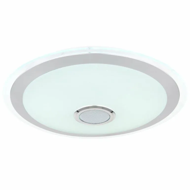 Plafonnier Globo DUNNY LED Blanc, 1 lumière, Télécommandes, Changeur de couleurs