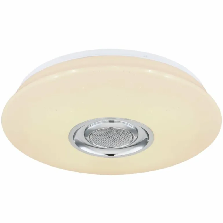 Plafonnier Globo DUNNY LED Blanc, 1 lumière, Télécommandes, Changeur de couleurs