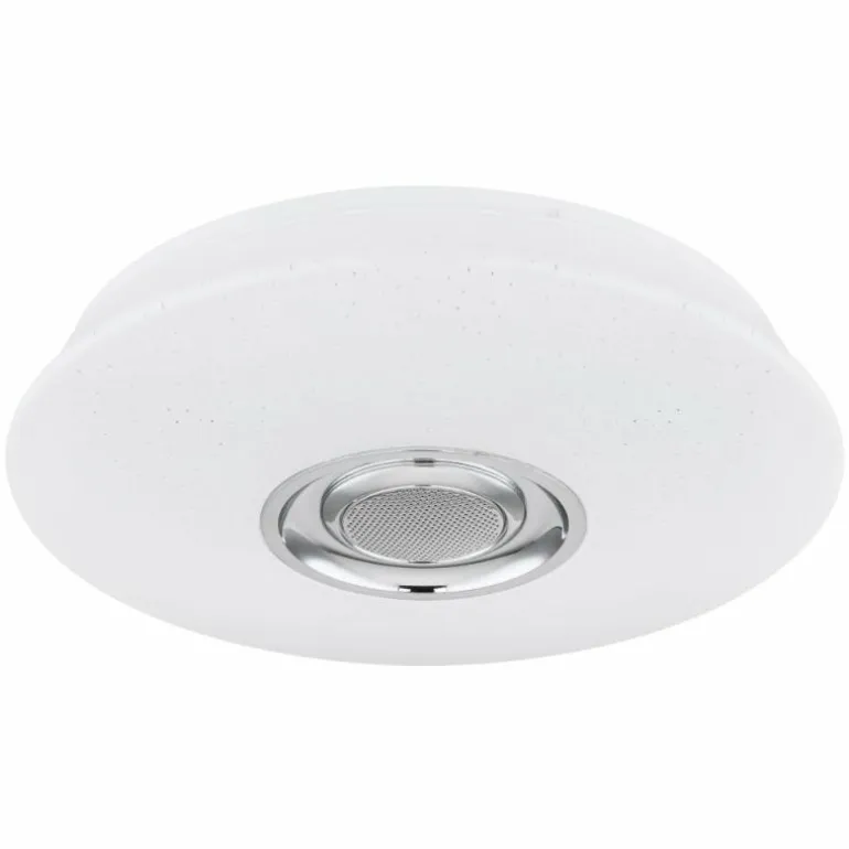 Plafonnier Globo DUNNY LED Blanc, 1 lumière, Télécommandes, Changeur de couleurs