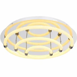 Luminaires Globo Lighting Éclairage Led|Plafonnier Globo EPI LED Blanc, 1 lumière