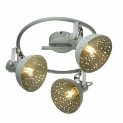 Luminaires Globo Lighting Spots Et Projecteurs|Plafonnier Globo FABIAN Gris, 3 lumières