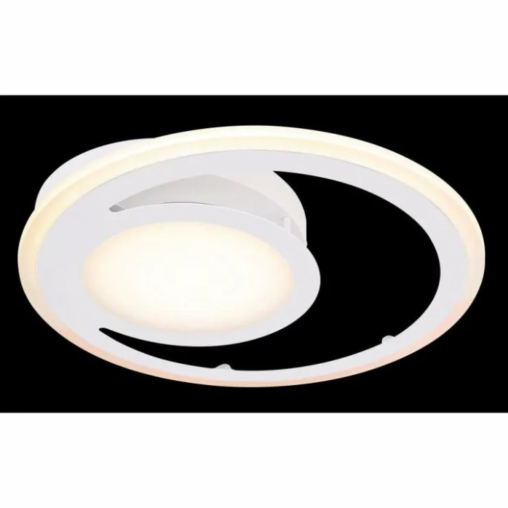Luminaires Globo Lighting Éclairage Led|Plafonnier Globo FENNA LED Blanc, 1 lumière