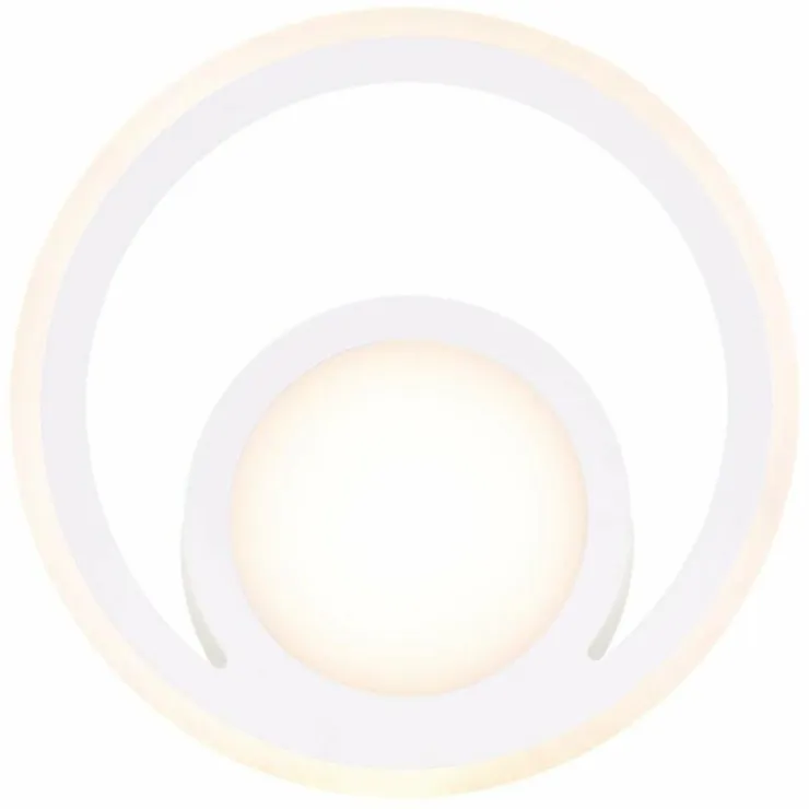 Luminaires Globo Lighting Éclairage Led|Plafonnier Globo FENNA LED Blanc, 1 lumière