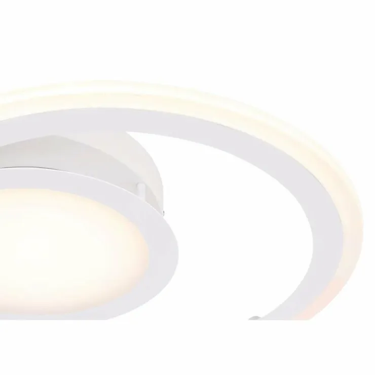 Luminaires Globo Lighting Éclairage Led|Plafonnier Globo FENNA LED Blanc, 1 lumière