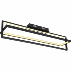 Luminaires Globo Lighting Éclairage Led|Plafonnier Globo FLIPS LED Noir, 1 lumière, Télécommandes