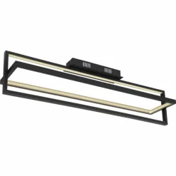 Luminaires Globo Lighting Éclairage Led|Plafonnier Globo FLIPS LED Noir, 1 lumière, Télécommandes