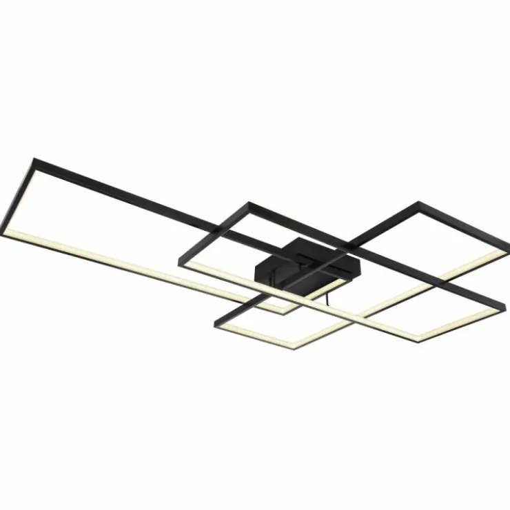 Luminaires Globo Lighting Éclairage Led|Plafonnier Globo GABRIEL LED Noir, 1 lumière, Télécommandes
