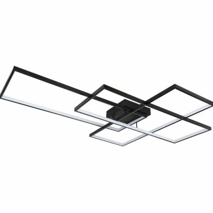 Luminaires Globo Lighting Éclairage Led|Plafonnier Globo GABRIEL LED Noir, 1 lumière, Télécommandes